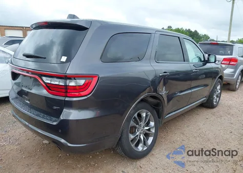 2020 Dodge Durango Gt из США, поврежденный, VIN 1C4RDHDG6LC259550